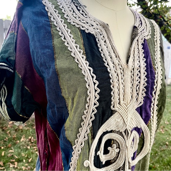 Embroidered Bohemian Maxi Dress ✨ - Picture 1 of 8